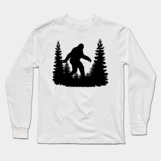 Funny Bigfoot and Sasquatch T Shirts Long Sleeve T-Shirt